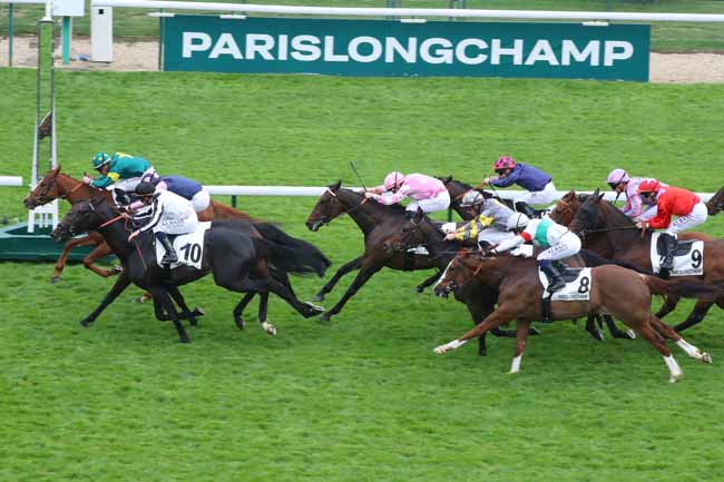 Photo d'arrivée de la course pmu PRIX DE LA COMEDIE FRANCAISE à LONGCHAMP le Jeudi 24 avril 2025
