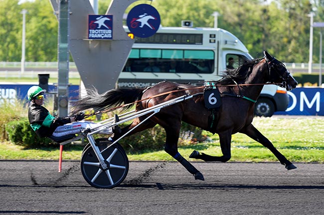 Photo d'arrivée de la course pmu PRIX LIBUSSA à PARIS-VINCENNES le Mardi 29 avril 2025