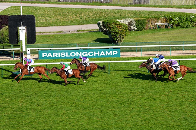 Photo d'arrivée de la course pmu PRIX DU GRAND PONT à LONGCHAMP le Mercredi 30 avril 2025