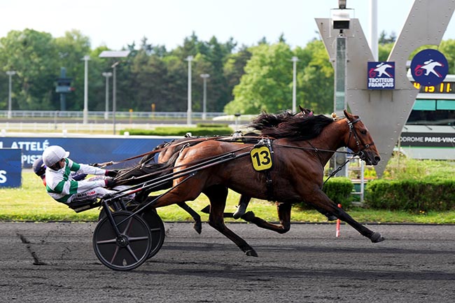 Photo d'arrivée de la course pmu PRIX EGERIA à PARIS-VINCENNES le Mardi 13 mai 2025