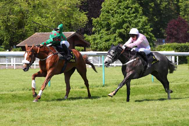 Photo d'arrivée de la course pmu PRIX DE SOSPEL à COMPIEGNE le Mercredi 14 mai 2025
