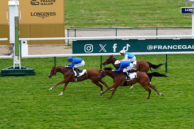 Photo d'arrivée de la course pmu PRIX DES TERTRES à LONGCHAMP le Jeudi 15 mai 2025