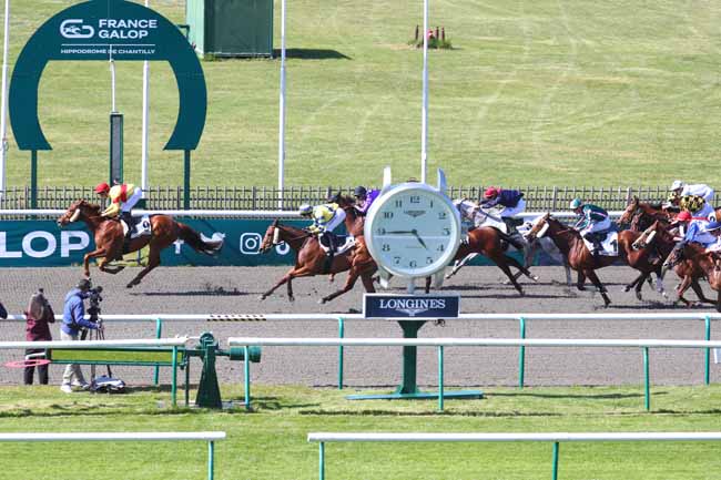 Photo d'arrivée de la course pmu PRIX DE L'ETANG NEUF à CHANTILLY le Vendredi 16 mai 2025