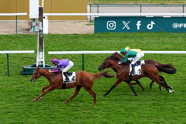 Photo d'arrivée de la course pmu PRIX HOCQUART à LONGCHAMP le Jeudi 22 mai 2025