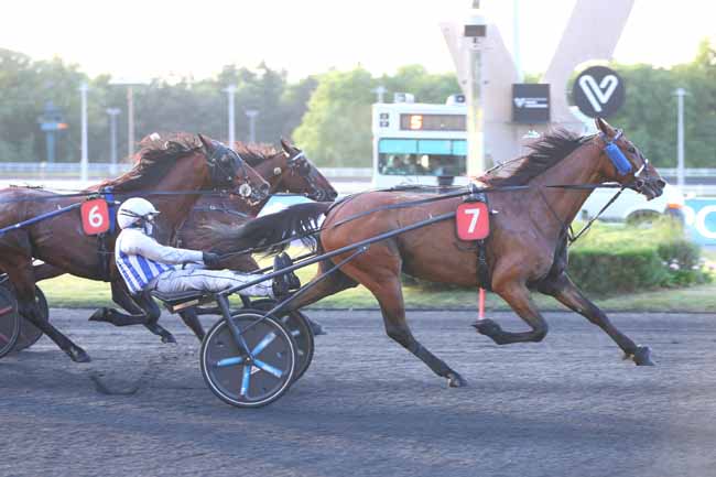 Photo d'arrivée de la course pmu PRIX JEAN RIAUD à PARIS-VINCENNES le Vendredi 23 mai 2025