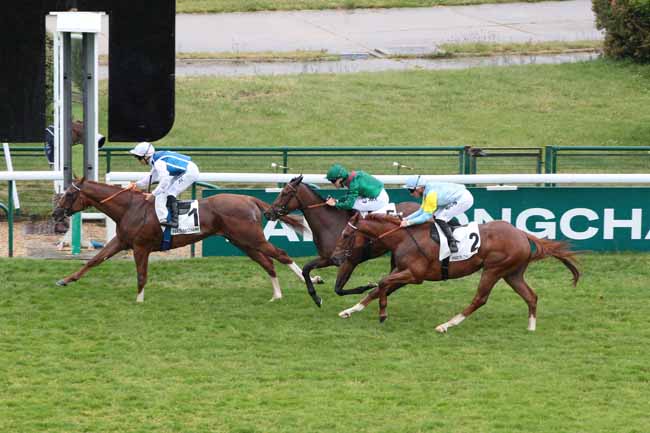 Photo d'arrivée de la course pmu PRIX DE NANTERRE à LONGCHAMP le Dimanche 25 mai 2025