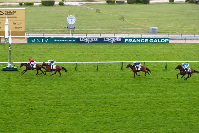 Photo d'arrivée de la course pmu PRIX DE SEVRES à LONGCHAMP le Jeudi 29 mai 2025