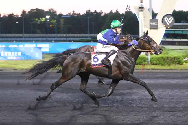 Photo d'arrivée de la course pmu PRIX VICTOR CAVEY - ETRIER 5 ANS Q3 à PARIS-VINCENNES le Vendredi 30 mai 2025