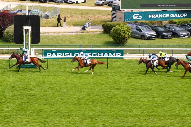 Photo d'arrivée de la course pmu PRIX PAUL DE MOUSSAC à LONGCHAMP le Dimanche 8 juin 2025