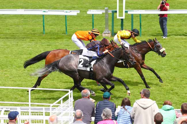 Photo d'arrivée de la course pmu PRIX DU POLYGONE à COMPIEGNE le Lundi 9 juin 2025