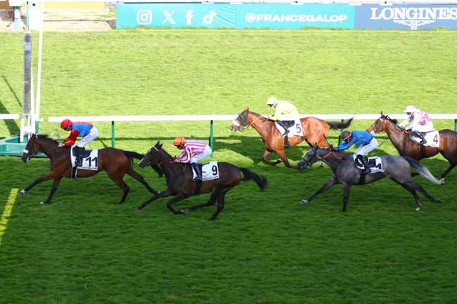 Photo d'arrivée de la course pmu PRIX DU CHATEAU DE VANVES à LONGCHAMP le Jeudi 12 juin 2025