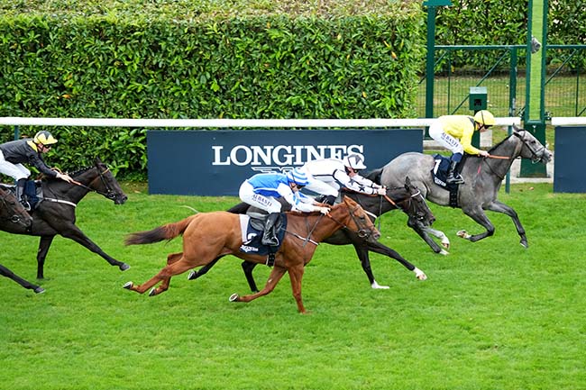 Photo d'arrivée de la course pmu PRIX DU BOIS LONGINES à CHANTILLY le Dimanche 15 juin 2025