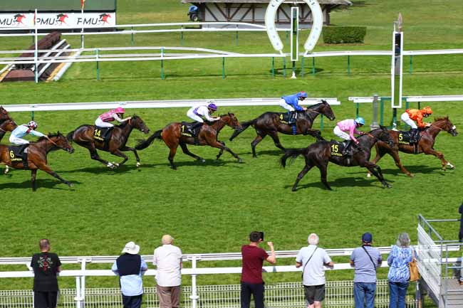 Photo d'arrivée de la course pmu PRIX DES HAMADRYADES à COMPIEGNE le Lundi 16 juin 2025
