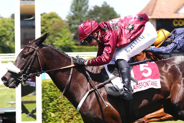 Photo d'arrivée de la course pmu PRIX LE RESTAURANT LA TERRASSE BY L'ATRE (PRIX JASON) à CLAIREFONTAINE le Mardi 17 juin 2025