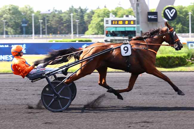 Photo d'arrivée de la course pmu PRIX SOPHROSYNE à PARIS-VINCENNES le Mardi 17 juin 2025