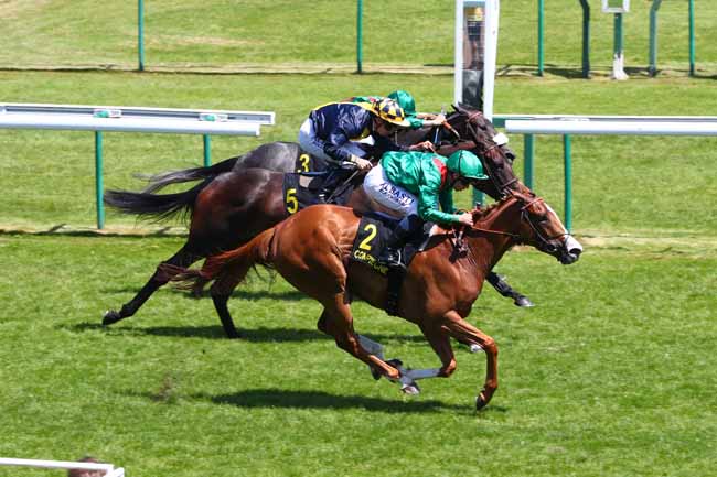 Photo d'arrivée de la course pmu PRIX DE L'EMPEREUR NAPOLEON III à COMPIEGNE le Samedi 21 juin 2025