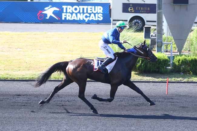 Photo d'arrivée de la course pmu PRIX DE NORMANDIE - ETRIER 5 ANS FINALE à PARIS-VINCENNES le Dimanche 22 juin 2025