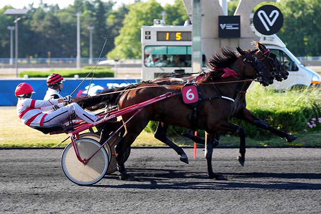 Photo d'arrivée de la course pmu PRIX MARCEL GOUGEON à PARIS-VINCENNES le Mardi 24 juin 2025