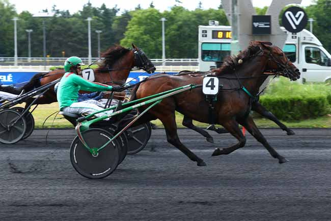 Photo d'arrivée de la course pmu PRIX ISIS à PARIS-VINCENNES le Vendredi 27 juin 2025