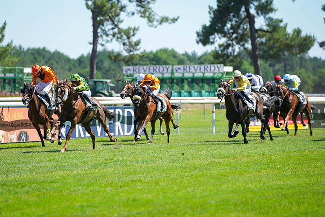 Photo d'arrivée de la course pmu PRIX FOX TEN LOGISTIQUE à LA TESTE DE BUCH le Vendredi 27 juin 2025