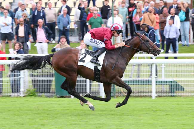 Photo d'arrivée de la course pmu SINGAPORE POOLS PRIX DE RIS-ORANGIS à DEAUVILLE le Dimanche 6 juillet 2025