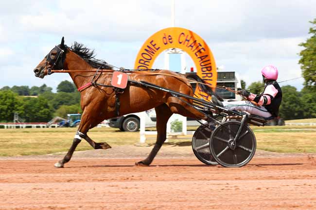 Photo d'arrivée de la course pmu PRIX D'ENGHIEN à CHATEAUBRIANT le Lundi 7 juillet 2025