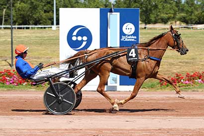 Photo d'arrivée de la course pmu PRIX VENDEE GRAND LITTORAL à LES SABLES D'OLONNE le Mercredi 9 juillet 2025