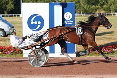Photo d'arrivée de la course pmu PRIX DES SOCIETES DE COURSES DE VENDEE à LES SABLES D'OLONNE le Mercredi 9 juillet 2025