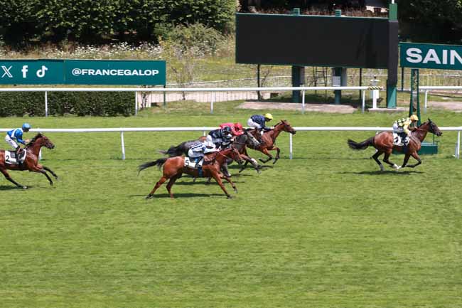 Photo d'arrivée de la course pmu PRIX ARMOS à SAINT CLOUD le Mercredi 9 juillet 2025
