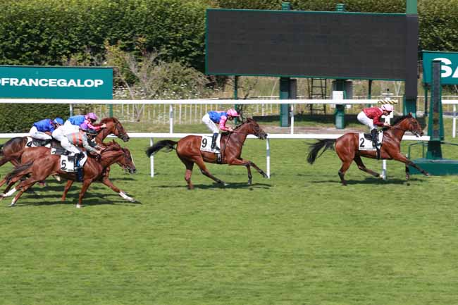 Photo d'arrivée de la course pmu HANDICAP DES HAUTS-DE-SEINE à SAINT CLOUD le Mercredi 9 juillet 2025