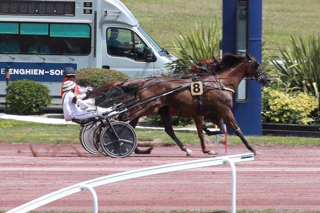 Photo d'arrivée de la course pmu PRIX DE LA PORTE DE SEVRES à ENGHIEN le Samedi 12 juillet 2025
