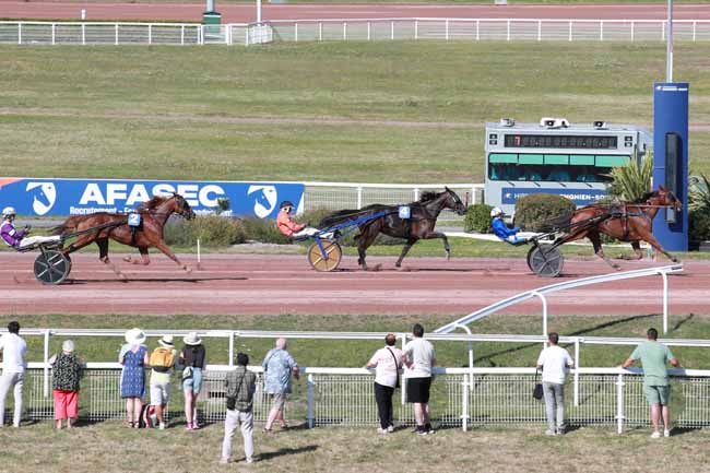 Photo d'arrivée de la course pmu PRIX DU PALAIS DE CHAILLOT à ENGHIEN le Samedi 12 juillet 2025