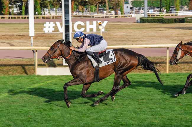 Photo d'arrivée de la course pmu PRIX DU CAVILAM - ALLIANCE FRANCAISE (PRIX DE LIGNIERES) à VICHY le Mardi 15 juillet 2025