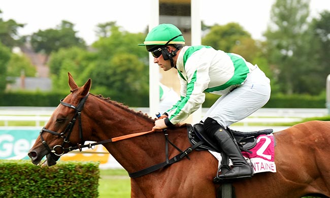 Photo d'arrivée de la course pmu PRIX GALERIE LM ART HONFLEUR (PRIX DES GLYCINES) à CLAIREFONTAINE le Mercredi 16 juillet 2025