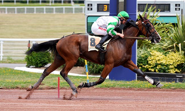 Photo d'arrivée de la course pmu PRIX DE LA PLACE D'IENA à ENGHIEN le Samedi 19 juillet 2025
