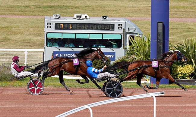 Photo d'arrivée de la course pmu PRIX HENRI CRAVOISIER à ENGHIEN le Samedi 19 juillet 2025