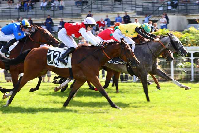 Photo d'arrivée de la course pmu PRIX DU PUITS DU ROY à DIEPPE le Mardi 22 juillet 2025