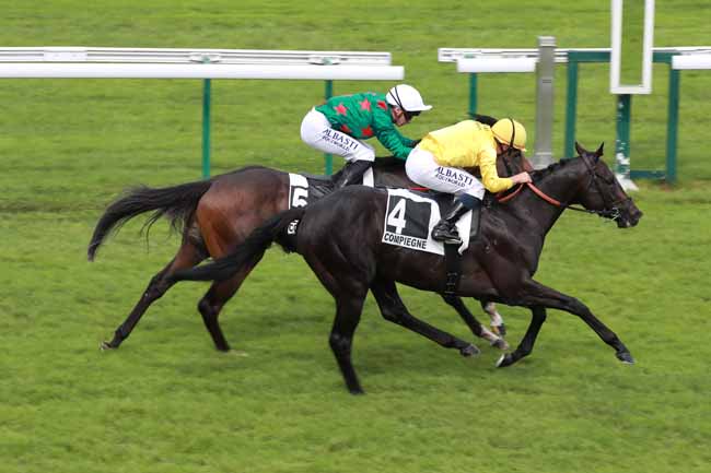 Photo d'arrivée de la course pmu PRIX DE VILLERS-COTTERETS à COMPIEGNE le Jeudi 24 juillet 2025