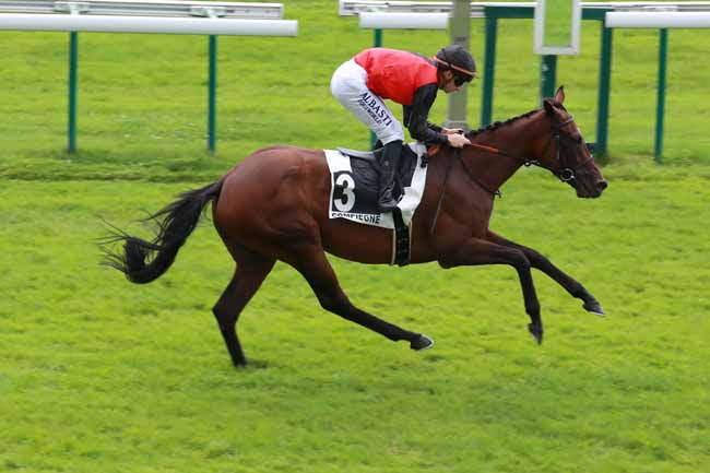 Photo d'arrivée de la course pmu PRIX DE LA BREVIERE à COMPIEGNE le Jeudi 24 juillet 2025