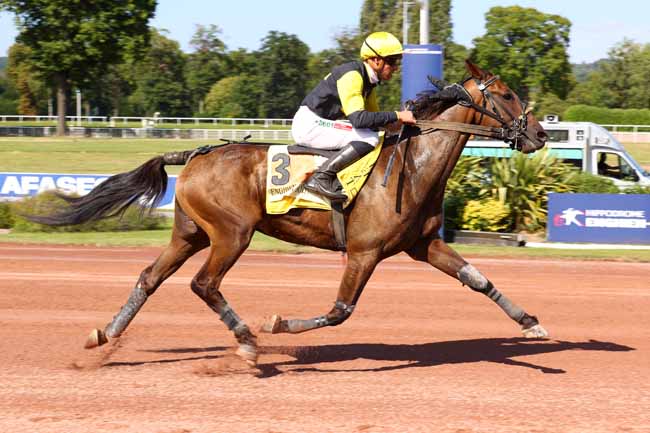 Photo d'arrivée de la course pmu PRIX DE LA PLACE D'ITALIE à ENGHIEN le Samedi 26 juillet 2025