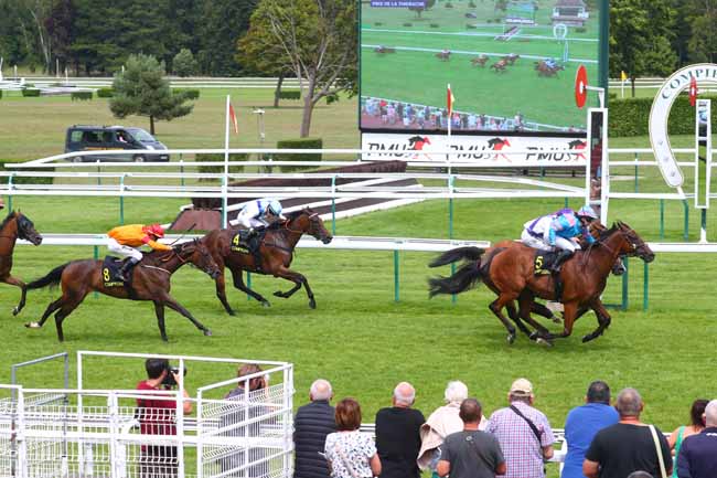 Photo d'arrivée de la course pmu PRIX DE LA THIERACHE à COMPIEGNE le Mardi 29 juillet 2025