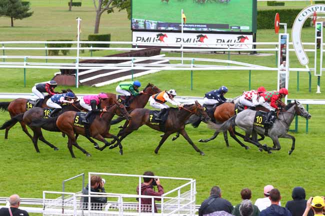 Photo d'arrivée de la course pmu PRIX DU PUITS D'ORLEANS à COMPIEGNE le Mardi 29 juillet 2025