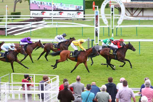 Photo d'arrivée de la course pmu PRIX DU PUITS DU ROI à COMPIEGNE le Mardi 29 juillet 2025