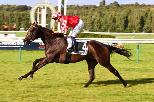 Photo d'arrivée de la course pmu PRIX GALORAMA à DIEPPE le Lundi 4 août 2025