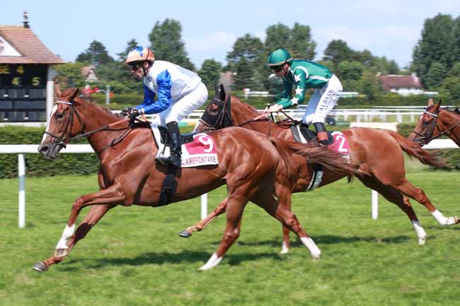 Photo d'arrivée de la course pmu PRIX PONTIUS LE TEMPLIER (PRIX LADY BERRY) à CLAIREFONTAINE le Mercredi 6 août 2025