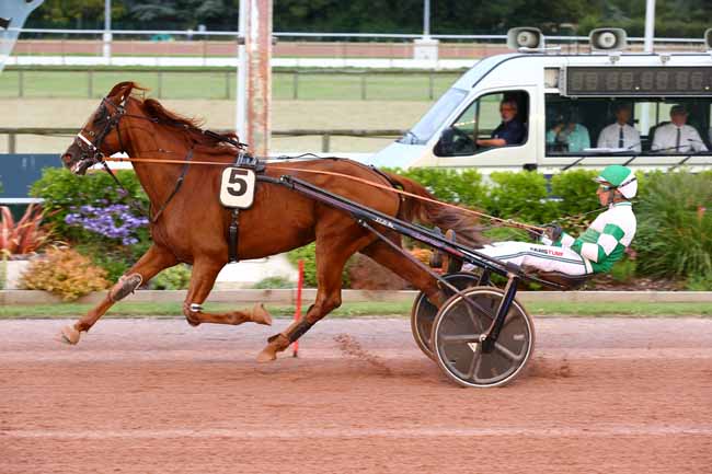 Photo d'arrivée de la course pmu PRIX PIERRE & VACANCES (PRIX DES COREOPSIS) à CABOURG le Vendredi 8 août 2025