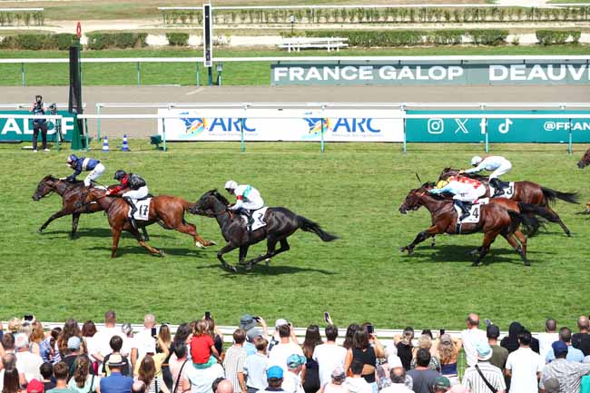 Arrivée quinté pmu GRAND HANDICAP DE DEAUVILLE à DEAUVILLE
