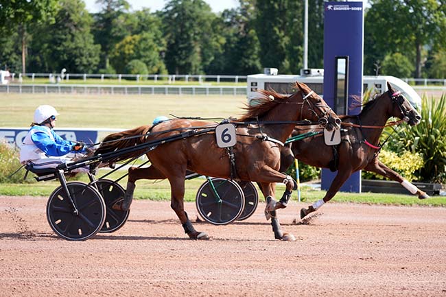 Photo d'arrivée de la course pmu PRIX DE MERICOURT à ENGHIEN le Dimanche 10 août 2025
