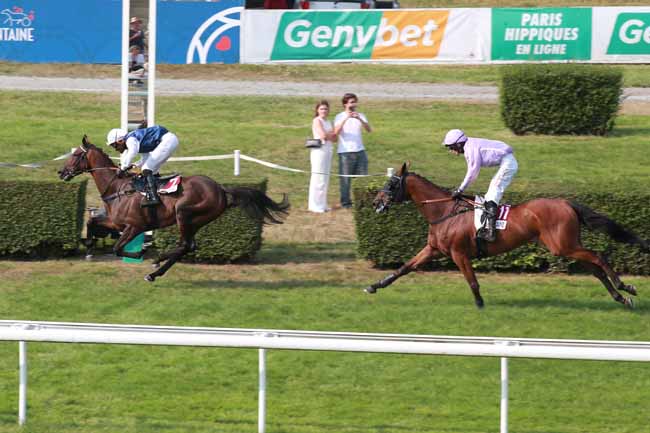 Photo d'arrivée de la course pmu PRIX ASSOCIATION PP (PRIX DE RANVILLE) à CLAIREFONTAINE le Lundi 11 août 2025