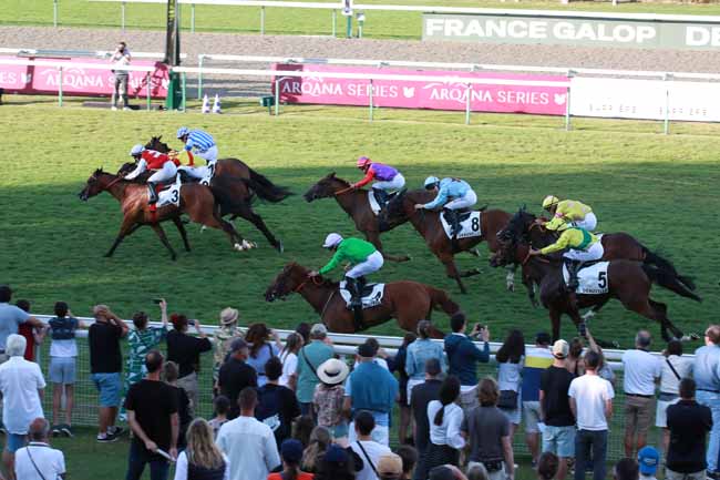 Photo d'arrivée de la course pmu PRIX DE MERVILLY à DEAUVILLE le Jeudi 14 août 2025